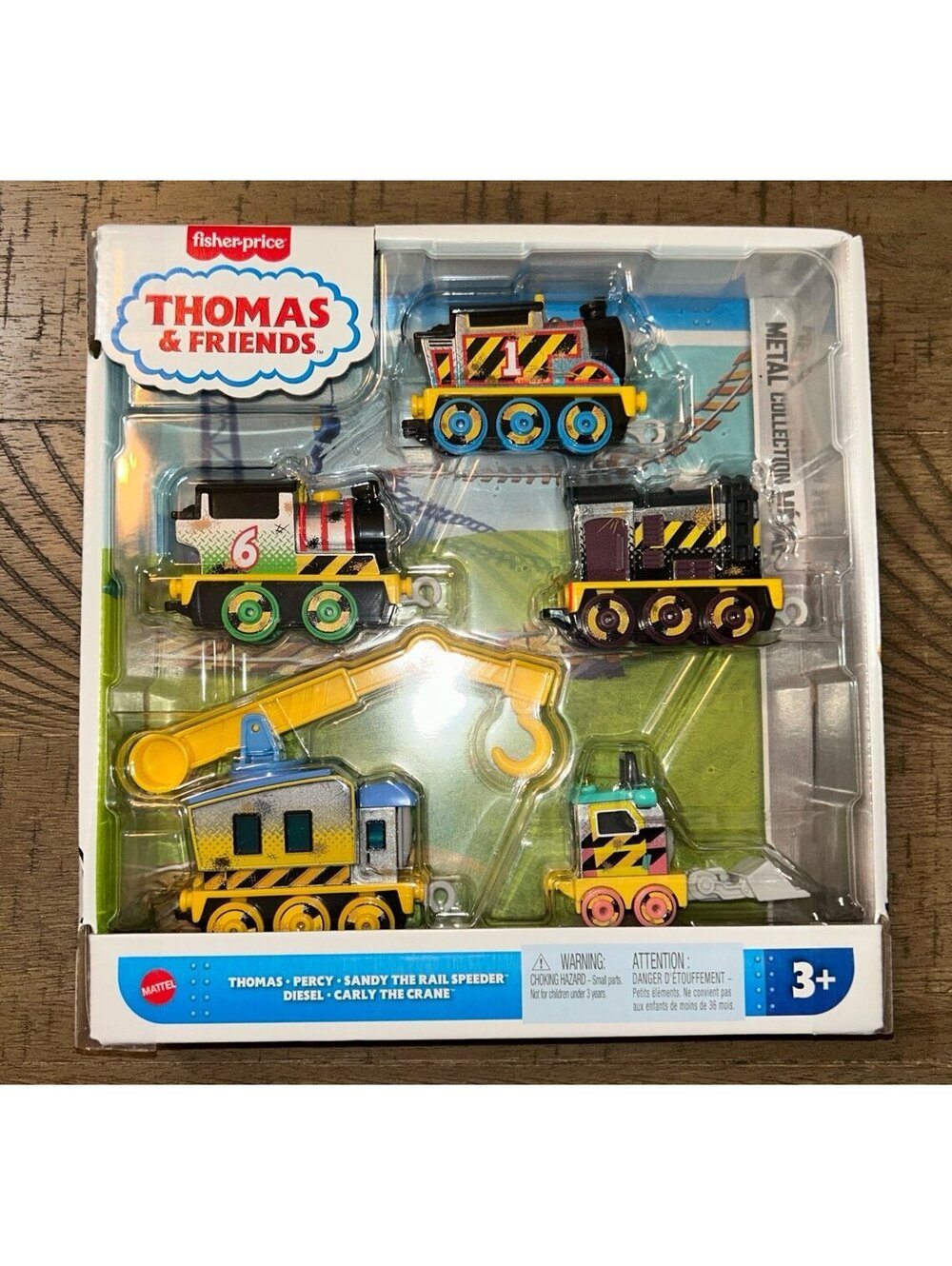 Thomas & Friends Construction Crew 5-Pack Die-Cast Metal Trains NIB